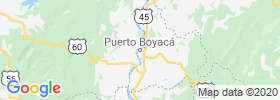 Puerto Boyaca map